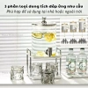 Bộ bình côc thủy tinh chịu nhiệt 5L, bình nước có vòi kệ, sứ côc nước, giảm giá 20% 6