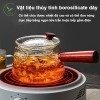 Bộ Bình Pha Trà & Bếp điện 600W – Ấm thủy tinh chịu nhiệt, Bếp hồng ngoại mini giá ưu đãi 359.000₫ 2