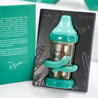 Bộ Bình Sữa Hegen Serpentine Treasure 240ml 3 trong 1 - Gặm Nướu, Giảm Đau Khi Mọc Răng, Giá Ưu Đãi 1,309,000 VND