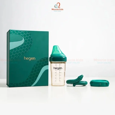Bộ bình sữa Hegen Serpentine Treasures 240ml cho bé 3 tháng+ kèm nắp trữ gặm nướu - Monnie Kids, 2.000.000đ 4