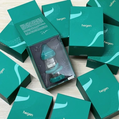 Bộ bình sữa Hegen Serpentine Treasures 240ml núm ti M 3-6 tháng, nắp trữ sữa và gặm nướu silicone - Giá chỉ 950.000 4