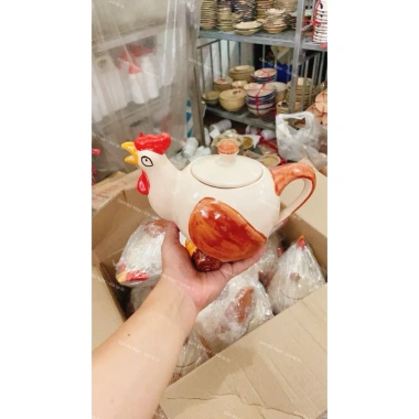 Bộ Bình Tích Gốm Xưa Con Gà kèm Dĩa Ly cao cấp Lái Thiêu - Giá ưu đãi 340k 8 Bộ Bình Tích Gốm Xưa Con Gà kèm Dĩa Ly cao cấp Lái Thiêu - Giá ưu đãi 340k 8