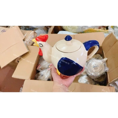 Bộ Bình Tích Gốm Xưa Con Gà kèm Dĩa Ly cao cấp Lái Thiêu - Giá ưu đãi 340k 10 Bộ Bình Tích Gốm Xưa Con Gà kèm Dĩa Ly cao cấp Lái Thiêu - Giá ưu đãi 340k 10