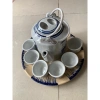 Bộ bình trà 1 lít + 6 chén + dĩa chấm sạn - Giá ưu đãi 130.000₫ 4