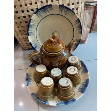 Bộ bình trà 6 tách xưa - Thiết kế vintage sang trọng, giá ưu đãi 95.000 VND 5 Bộ bình trà 6 tách xưa - Thiết kế vintage sang trọng, giá ưu đãi 95.000 VND 5
