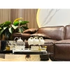 Bộ Bình Trà Ấm Chén kèm khay, lót tách, bếp châm trà viên vàng - Giá ưu đãi 1.268.000 VND 6