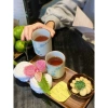 Bộ Bình Trà Sứ 1.5L Vẽ Tay Men Kem Bát Tràng - Có Khay, Ấm Pha Trà Gốm Sứ - Giá ưu đãi 230.000 VND 3