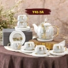 Bộ bình trà sứ vân đá cao cấp kèm ly và khay đựng - Sang trọng, giá ưu đãi 438.900 dong 4