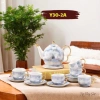 Bộ bình trà sứ vân đá cao cấp kèm ly và khay đựng - Sang trọng, giá ưu đãi 438.900 dong 6