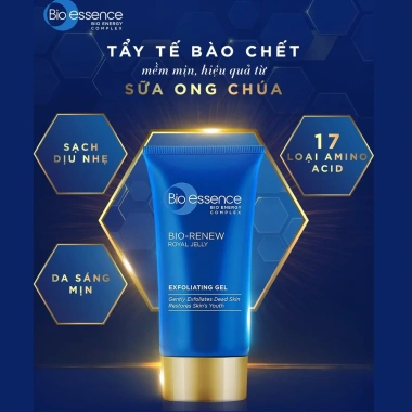 Bộ Bio‑essence Renew Tái tạo da – Gel tẩy tế bào chết, sữa rửa mặt, kem nâng cơ, toner – 199.000 VND 2