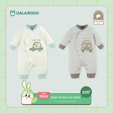 Bộ Body Dài Tay Uala cho Bé 3-10kg – Nhiều mẫu UR2.111-UR3.802, Giá 170.000 (giảm 40k) 6
