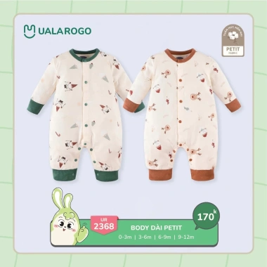 Bộ Body Dài Tay Uala cho Bé 3-10kg – Nhiều mẫu UR2.111-UR3.802, Giá 170.000 (giảm 40k) 8