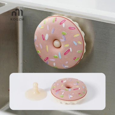 Bộ bọt biển bát đĩa + cốc hút, chống bánh rán, bàn chải rửa chén thoát nhanh - KOQZM 10