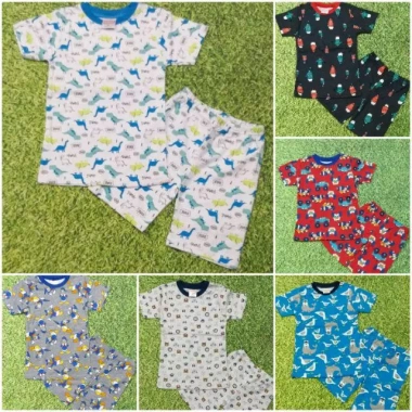 Bộ bozip đùi ngắn tay cho bé trai - gái, size 16-38kg, giá ưu đãi 41.400 VND 3