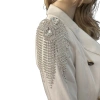 Bộ brooch epalettle đá kim cương giả tua rua lấp lánh sân khấu khiêu vũ giảm 23% 10