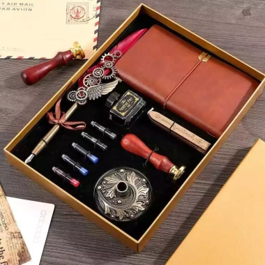 Bộ Bút Châu Âu Retro Lông Vũ Bạch Kim – Quà Tặng, Bút Máy, Tính Xách Tay, 513.702 VND 7 Bộ Bút Châu Âu Retro Lông Vũ Bạch Kim – Quà Tặng, Bút Máy, Tính Xách Tay, 513.702 VND 7