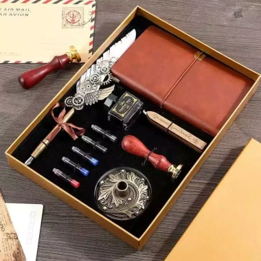 Bộ Bút Châu Âu Retro Lông Vũ Bạch Kim – Quà Tặng, Bút Máy, Tính Xách Tay, 513.702 VND 9 Bộ Bút Châu Âu Retro Lông Vũ Bạch Kim – Quà Tặng, Bút Máy, Tính Xách Tay, 513.702 VND 9