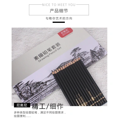 Bộ Bút Chì Phác Thảo Neoni cho Người Mới 2b-8b Chì Than Mềm - Ưu Đãi 657.270₫ 9
