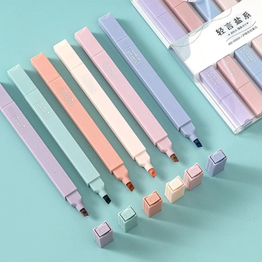 Bộ bút dạ quang Lalunavn 6 màu - Highlight ghi nhớ, đánh dấu, chỉ 39.000đ 2 Bộ bút dạ quang Lalunavn 6 màu - Highlight ghi nhớ, đánh dấu, chỉ 39.000đ 2