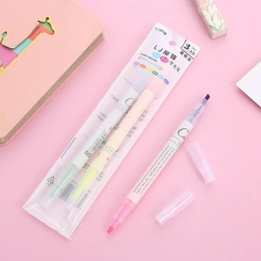 Bộ Bút Đánh Dấu Highlight Hai Đầu Nhiều Màu - Ghi Chú, Note, Giá Ưu Đãi 11.723₫