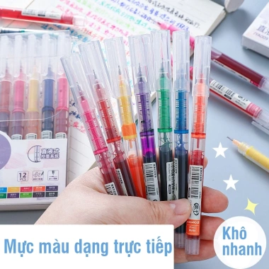 Bộ bút gel màu ngòi 0.5mm - Nét viết sắc nét, đa màu cho học sinh, bullet journal, giảm còn 21.500 VND