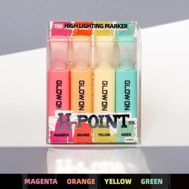 Bộ bút highlight 4/6/8 màu siêu sáng - Bút marker ghi chú học tập, giảm còn 22.000₫ 4