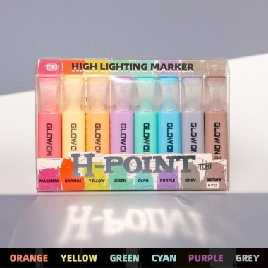 Bộ bút highlight 4/6/8 màu siêu sáng - Bút marker ghi chú học tập, giảm còn 22.000₫ 5