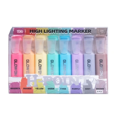 Bộ bút highlight 4/6/8 màu siêu sáng - Bút marker ghi chú học tập, giảm còn 22.000₫ 9