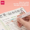 Bộ bút highlight Deli kèm sticker pastel Đánh dấu màu, ưu đãi 39k cho học sinh sinh viên 2