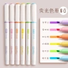 Bộ bút highlight Deli kèm sticker pastel Đánh dấu màu, ưu đãi 39k cho học sinh sinh viên 10