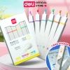 Bộ Bút Highlight Pastel S741-742-743 kèm Sticker Trang Trí Deli Dạ Quang Giá 53.900₫
