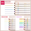 Bộ Bút Highlight Pastel S741-742-743 kèm Sticker Trang Trí Deli Dạ Quang Giá 53.900₫ 7