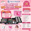 Bộ Bút Màu 208 Món kèm Bảng Vẽ, Giấy 300gsm - Hộp Vali Mỹ Thuật Bé - Quà Tết Sinh Nhật 10