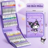 Bộ bút màu acrylic Kuromi Melody 24‑60 màu siêu đẹp, nhỏ gọn, tô mọi chất liệu – Giá ưu đãi 165k 6