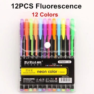 Bộ Bút Nhũ Neon Color ZUIXUA 12 Màu Highlighter Glitter Pastel Trang Trí & Ghi Chú 29.399₫ 10