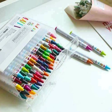 Bộ bút tô màu 64 cây cho bé - Hộp 1, giá ưu đãi 95.000đ, sáng tạo không giới hạn 4