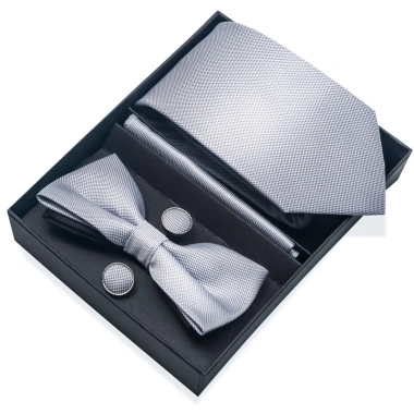 Bộ Cà Vạt, Khăn Tay, Nơ Màu Sắc Thanh Lịch - Quà Chú Rể Giá ưu đãi 365.040 VND 3