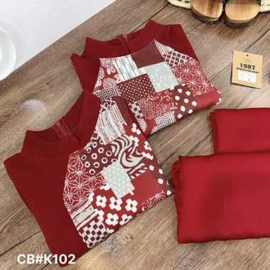 Bộ cách tân TUN KIT TK038 áo dài cao cấp cho bé trai, bé gái đón Tết 2.026 - Giá 131,400₫