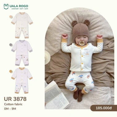 Bộ cài giữa, cài lệch dài tay Uala 3-9kg UR3.639-UR3.879 khuyến mãi 155.000₫