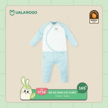 Bộ cài giữa, cài lệch dài tay Uala 3-9kg UR3.639-UR3.879 khuyến mãi 155.000₫