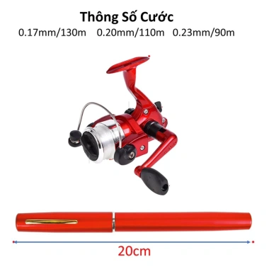 Bộ Cần Câu Bút Mini Siêu Nhỏ, Máy Đứng Đánh Giá Cao - Giá Giảm 178.000 VND