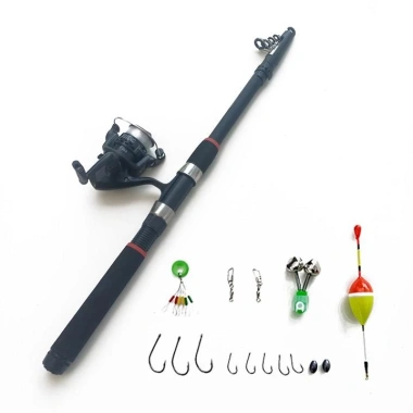 Bộ cần câu cá rút 2m1 phụ kiện cao cấp - Siêu bền, giá chỉ 41.000₫, giảm mạnh