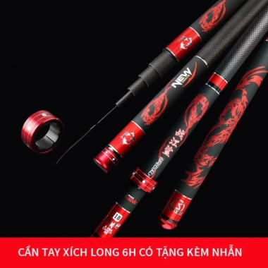 Bộ Cần Câu Cá Xích Long Độ Cứng 6H Cao Cấp - Tặng Phụ Kiện Săn Hàng V3 - Giá chỉ 99.000đ 2 Bộ Cần Câu Cá Xích Long Độ Cứng 6H Cao Cấp - Tặng Phụ Kiện Săn Hàng V3 - Giá chỉ 99.000đ 2