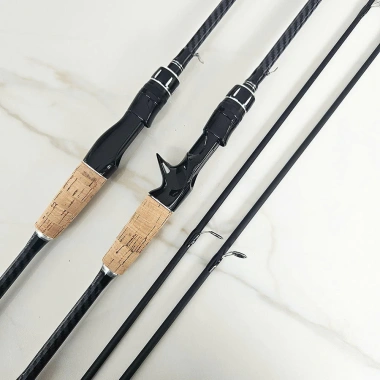 Bộ cần câu lure HẮC MÃ mới kèm DEKIO AC2.000, full phụ kiện lóc tra chuối - 99.999₫ 8