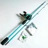 Bộ Cần Câu Lure Sói Đen Sói Xanh Máy đứng máy ngang cần 2 khúc giá rẻ chỉ 190.000 VND 4