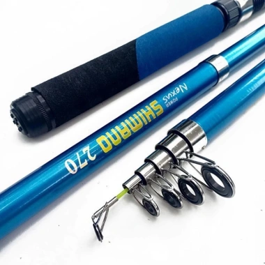Bộ cần câu máy Shimano kèm dây câu, lưỡi câu, phụ kiện đầy đủ - Giá chỉ 26.000₫