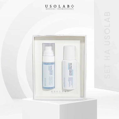 Bộ Cấp Ẩm Usolab Set HA Ampoule + HA Mist - Dưỡng ẩm sâu, giảm giá 20 chỉ 946k 2