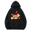 Bộ cặp đôi hoodie Giáng sinh 2.025 - Áo thun hoạt hình mèo con, rộng rãi, cỡ M-8XL, giảm còn 117.720₫ 4