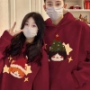 Bộ cặp đôi hoodie Giáng sinh 2.025 - Áo thun hoạt hình mèo con, rộng rãi, cỡ M-8XL, giảm còn 117.720₫ 6