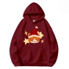 Bộ cặp đôi hoodie Giáng sinh 2.025 - Áo thun hoạt hình mèo con, rộng rãi, cỡ M-8XL, giảm còn 117.720₫ 8